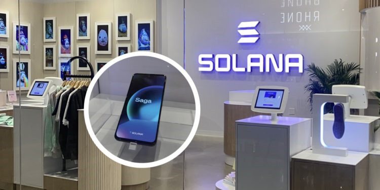 Solana美国纽约实体店开幕！Saga区块链手机亮相 用SOL支付享半价