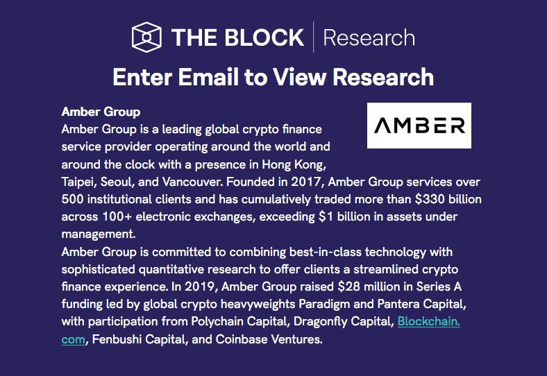 Amber Group联手The Block发布Uniswap V3前瞻研究报告
