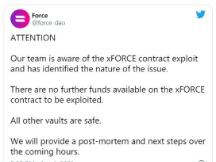DeFi 对冲基金 Force DAO 遭到攻击，FORCE 代币暴跌