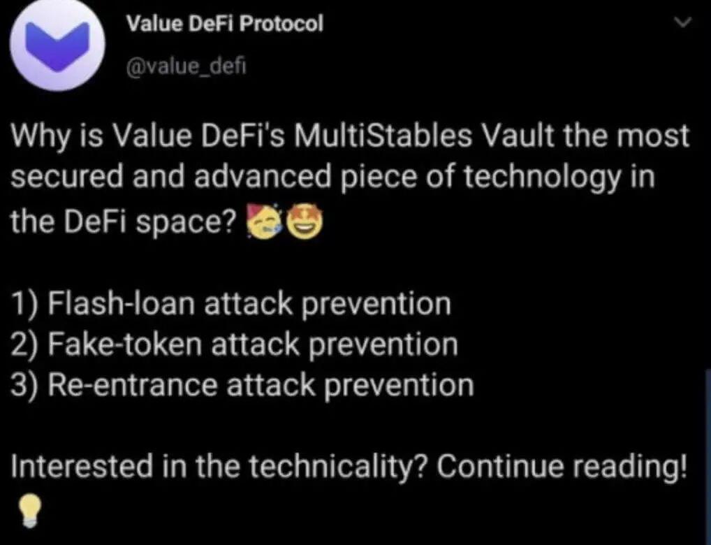 Value DeFi遭黑客攻击始末，闪电贷这次又带走了700万美元