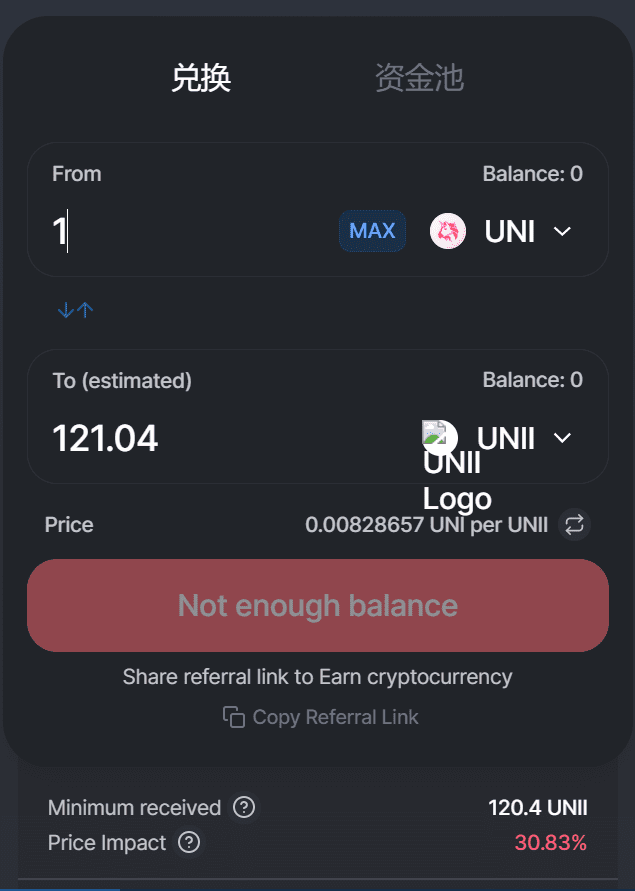 Unii.finance推出UNI分叉币「UNII」，曾获Uniswap空投用户可再次获400枚UNII