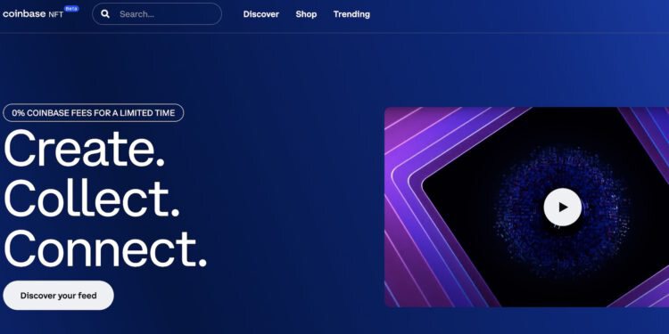 Coinbase NFT市场测试版上线！零手续费并提供社群互动功能
