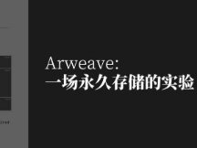 Arweave：一场永久存储的实验