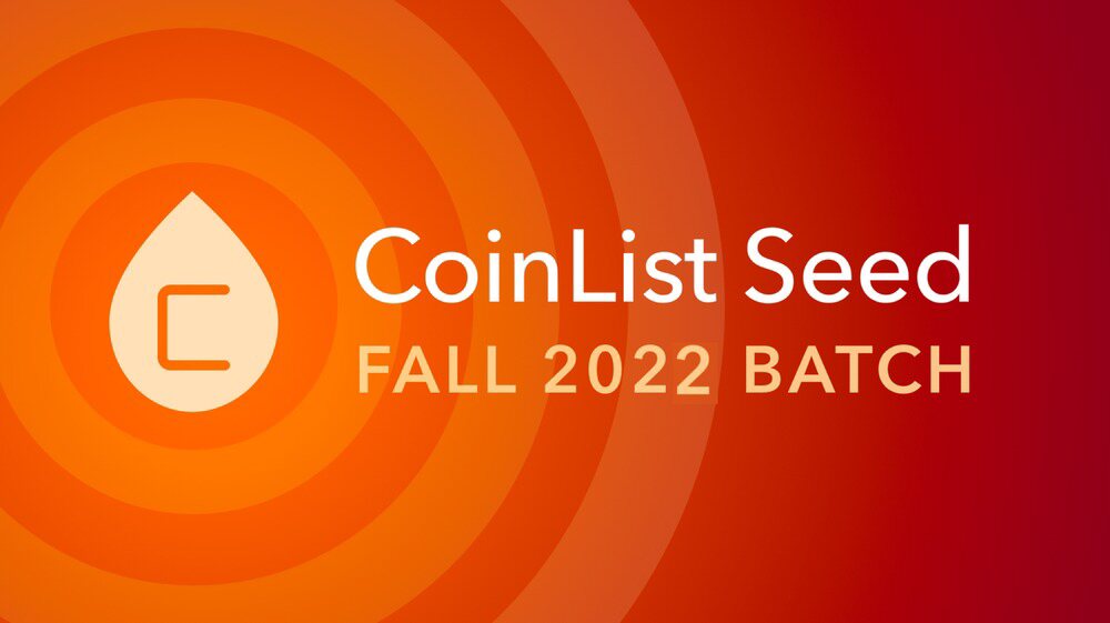 CoinList五个秋季种子项目：包括DeFi、DAO、区块链基础建设等